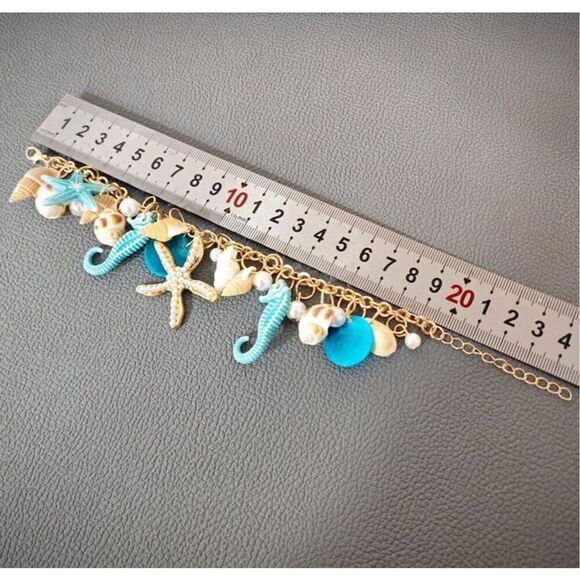 Ocean Inspired Charm Bracelet - Picture 2 of 6
